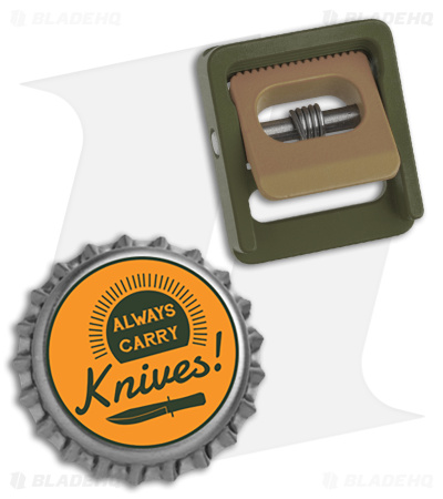 Austere Manufacturing 3/4" Dark Green/Coyote Aluminum Buckle 