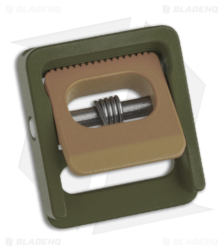 Austere Manufacturing 3/4" Dark Green/Coyote Aluminum Buckle 