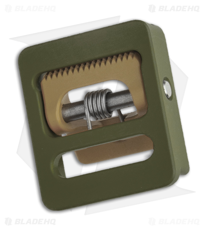 Austere Manufacturing 3/4" Dark Green/Coyote Aluminum Buckle 