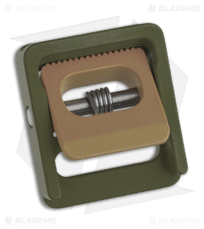 Austere Manufacturing 3/4" Dark Green/Coyote Aluminum Buckle 