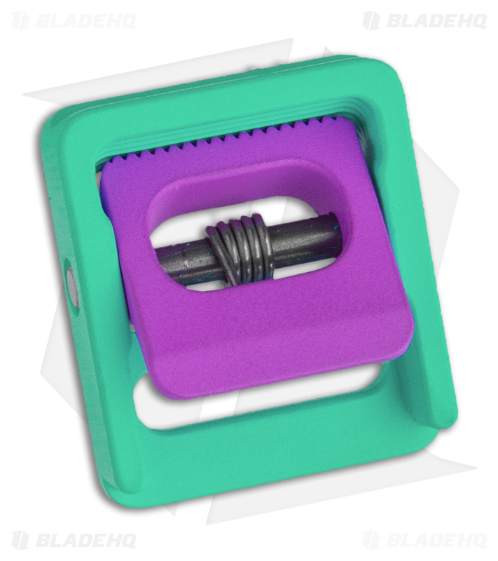Austere Manufacturing 3/4" Light Green/Purple Aluminum Buckle