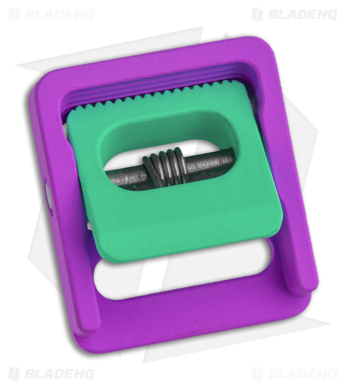 Austere Manufacturing 3/4" Purple/Green Aluminum Buckle