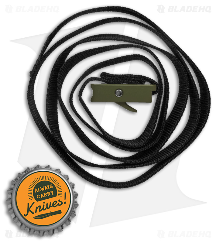 Austere Manufacturing 3/4" Cam Utility Strap Dark Green Al (3ft Nylon) 