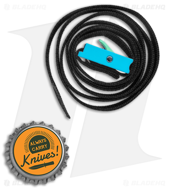 Austere Manufacturing 3/4" Cam Utility Strap Powder Blue/Green Al (3ft Nylon) 