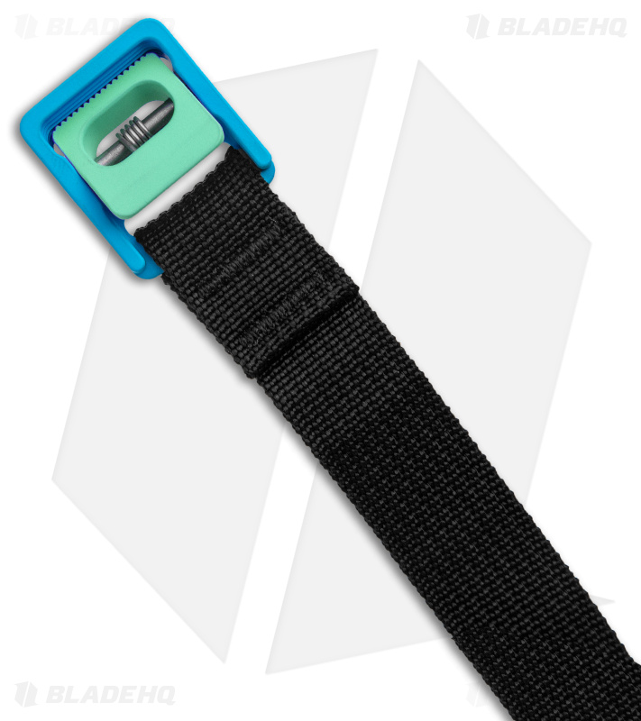 Austere Manufacturing 3/4" Cam Utility Strap Powder Blue/Green Al (3ft Nylon) 