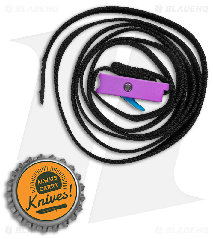 Austere Manufacturing 3/4" Cam Utility Strap Purple/Powder Blue Al (3ft Nylon) 