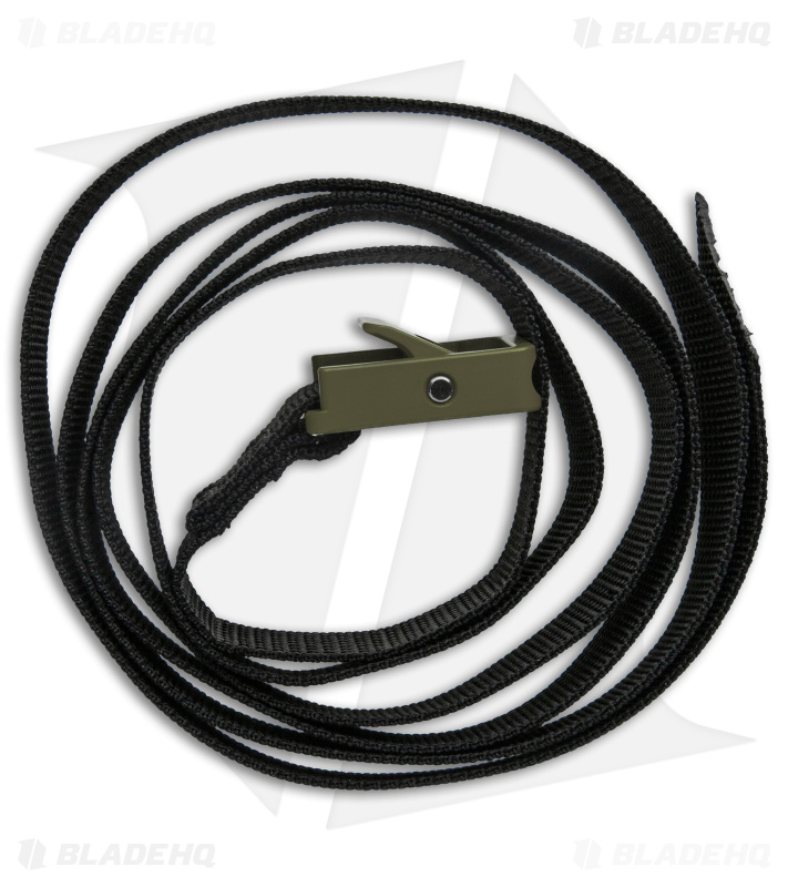 Austere Manufacturing 3/4" Cam Utility Strap Dark Green Aluminum (4ft Nylon)
