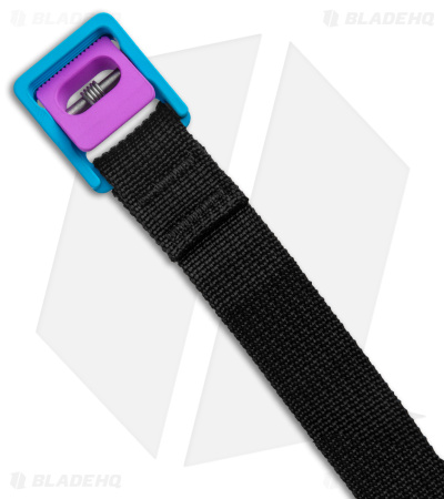 Austere Manufacturing 3/4" Cam Utility Strap Powder Blue/Purple Al (4ft Nylon) 