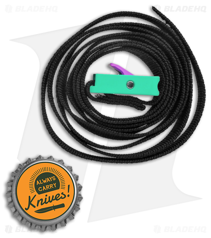 Austere Manufacturing 3/4" Cam Utility Strap Light Green/Purple Al (4ft Nylon) 