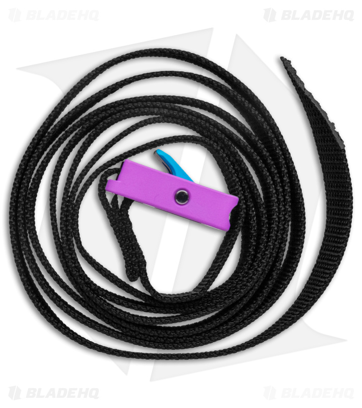 Austere Manufacturing 3/4" Cam Utility Strap Purple/Powder Blue Al (4ft Nylon)