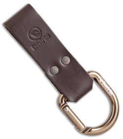 Casstrom No. 3 Dangler Sheath Extension Carabiner D-Ring (Dark Brown)