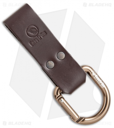 Casstrom No. 3 Dangler Sheath Extension Carabiner D-Ring (Dark Brown)