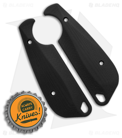 Flytanium Custom CRKT Minimalist Flex Scales - Black G-10