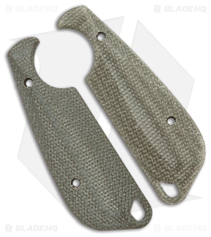 Flytanium Custom CRKT Minimalist Flex Scales - Green Micarta