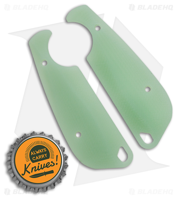 Flytanium Custom CRKT Minimalist Flex Scales - Jade G-10   
