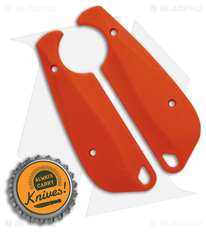 Flytanium Custom CRKT Minimalist Flex Scales - Orange G-10