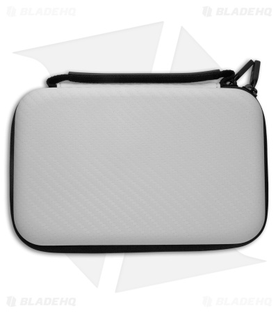 Vault Case Co. Nano Knife Case - White Carbon 