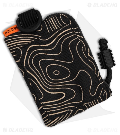 Base 550 Paracord Studio EDC Pouch Topo Black w/ Pocket