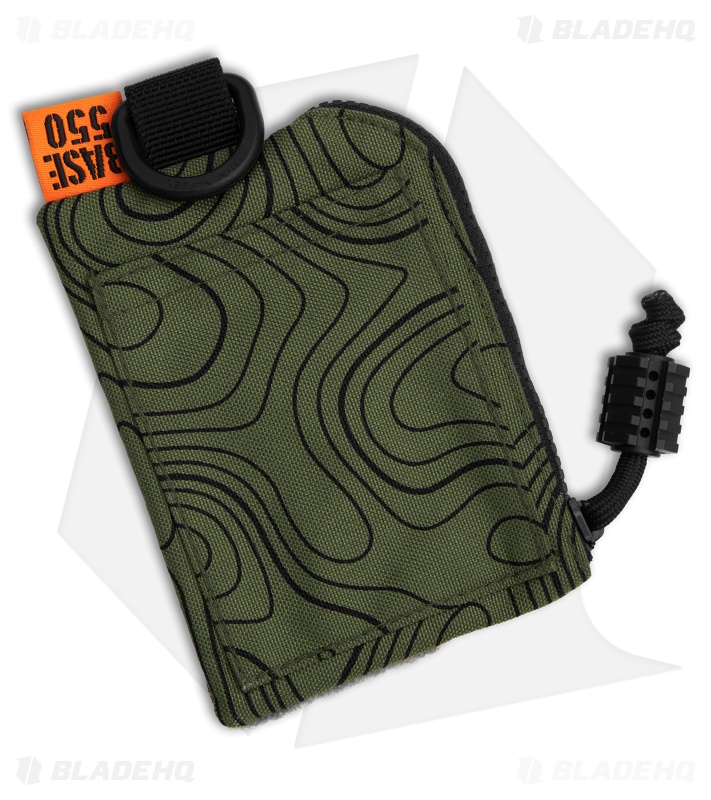 Base 550 Paracord Studio EDC Pouch Topo OD w/ Pocket
