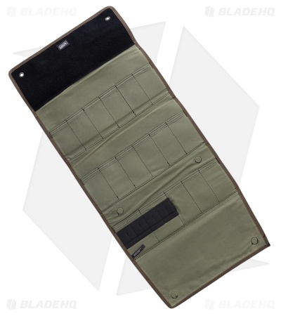 KNAFS Burrito  Grande EDC Storage Roll Carry Case - Guacamole Waxed Canvas