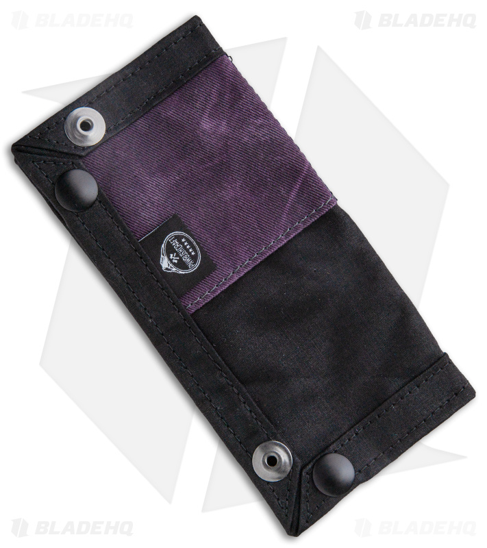 PNW Bushcraft EDC Travel Tray - Black/Purple Waxed Canvas