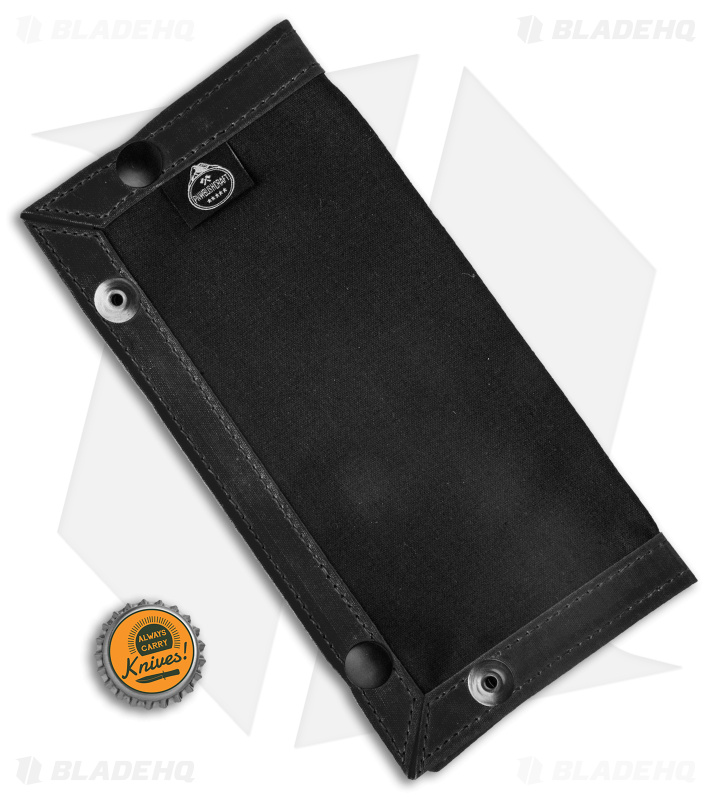 PNW Bushcraft Travel/Dump Tray Black Waxed Canvas - Blade HQ