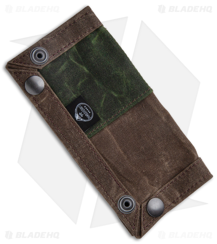 PNW Bushcraft EDC Travel Tray - Brown/OD Green Waxed Canvas