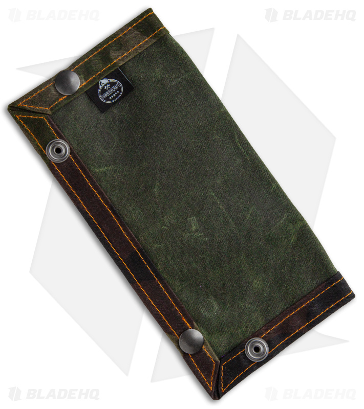 PNW Bushcraft EDC Travel/Dump Tray - Camo/OD Green Waxed Canvas