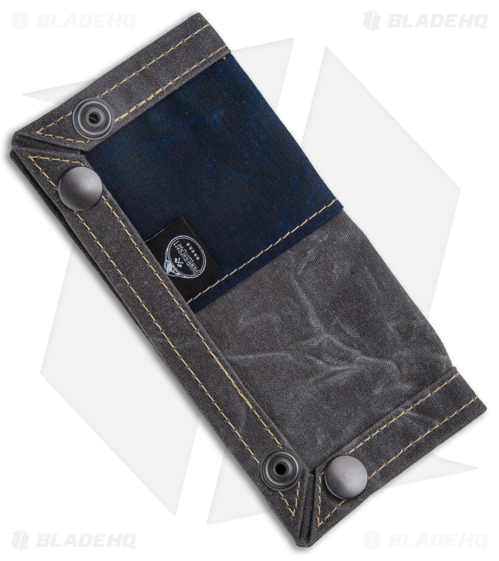 PNW Bushcraft EDC Travel Tray - Gray/Navy Waxed Canvas