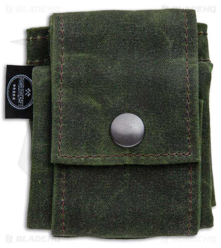 PNW Bushcraft Foraging Pouch - OD Green Canvas - Blade HQ