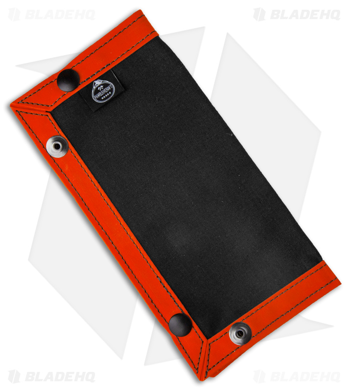 PNW Bushcraft EDC Travel/Dump Tray - Orange/Black Waxed Canvas