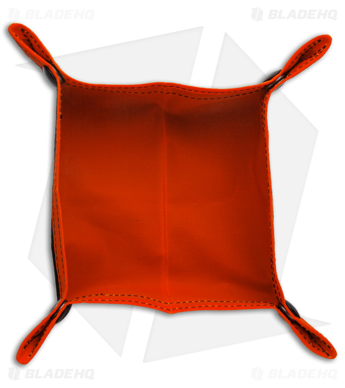PNW Bushcraft Travel/Dump Tray Black/Orange Canvas - Blade HQ