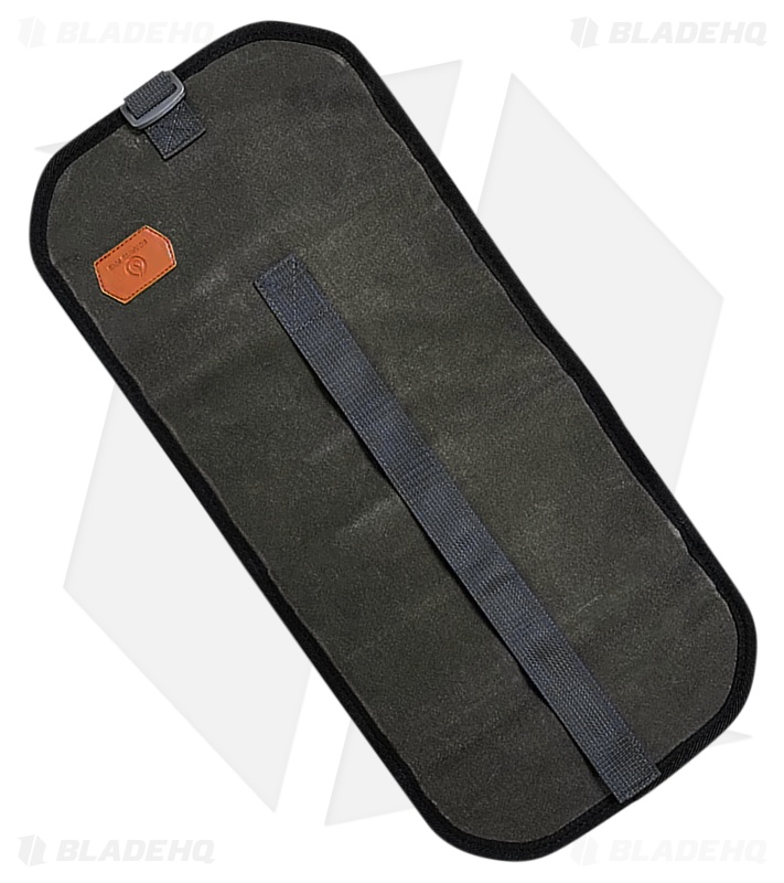 Roaring Fire Pioneer Mini Tool Roll Moss Green Waxed Canvas