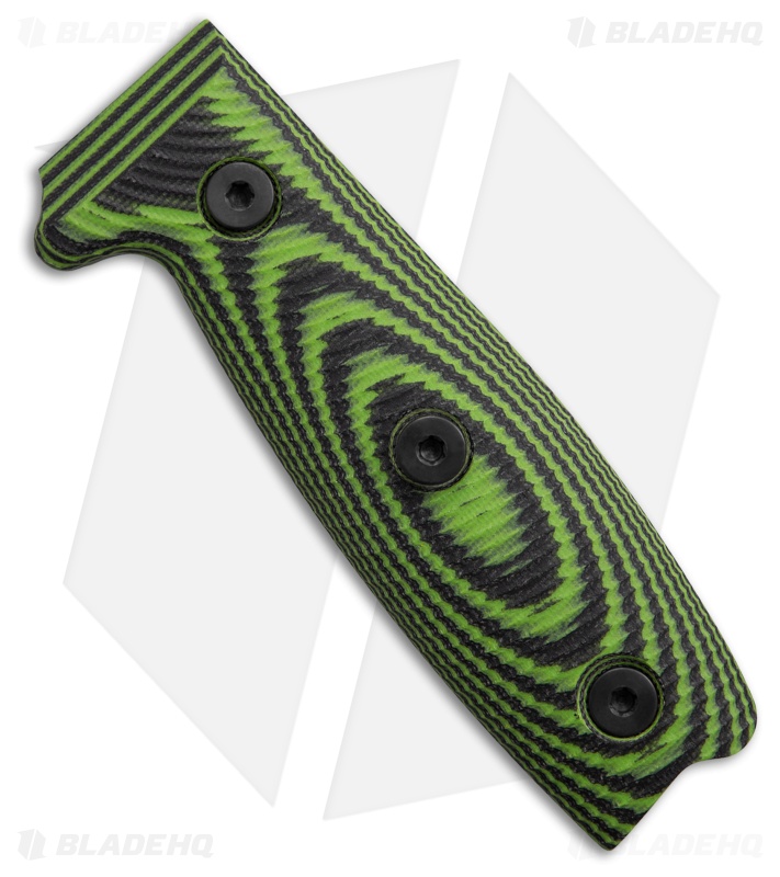 ESEE 4 Handle Scales G-10 (Neon Green/Black) - Blade HQ