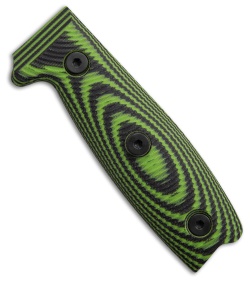 ESEE 4 Handle Scales G-10 (Neon Green/Black)