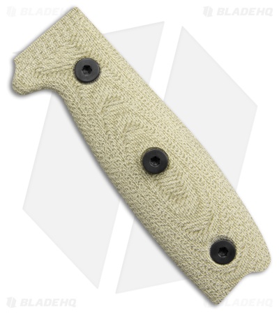 ESEE 4 Handle Scales Green Canvas Micarta