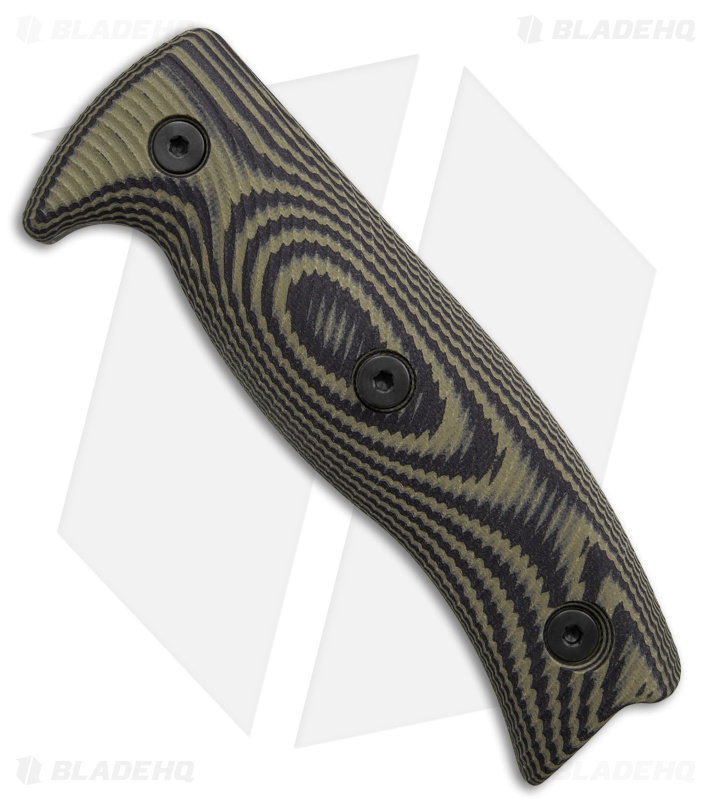ESEE 6 Handle Scales G-10 (OD Green/Black) - Blade HQ