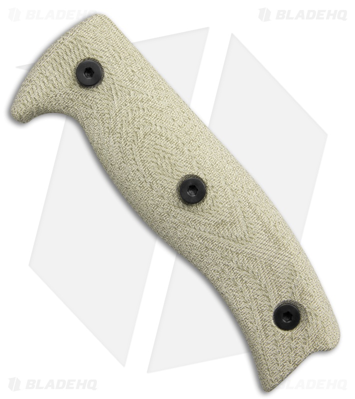 ESEE 6 Handle Scales Green Canvas Micarta - Blade HQ