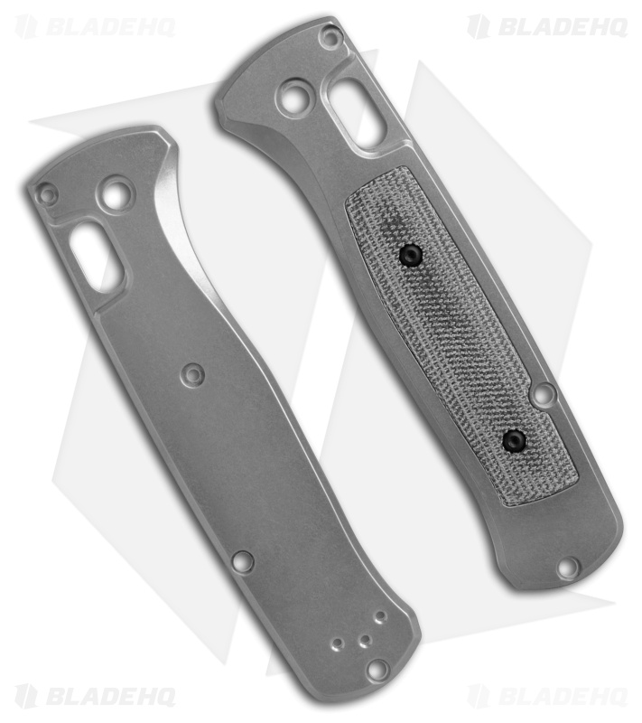 Flytanium Modulator Inlay for Benchmade Bugout - Black Canvas Micarta
