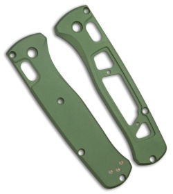 Flytanium Aluminum Modulator Scales for Benchmade Bugout - Olive Drab