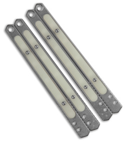 Titanium Balisong Butterfly Knife Box Cutter Razor Blade Uti