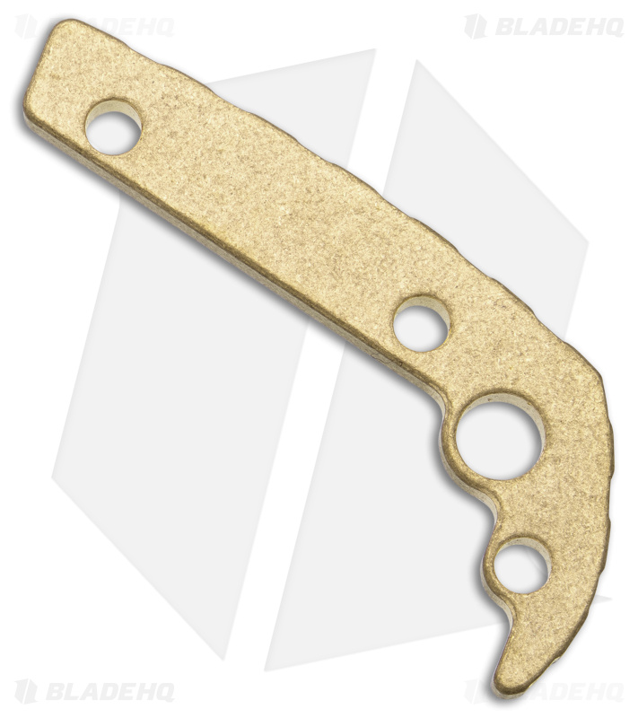 Flytanium Custom Brass Back Spacer for Demko AD20.5 Knife (Stonewash)
