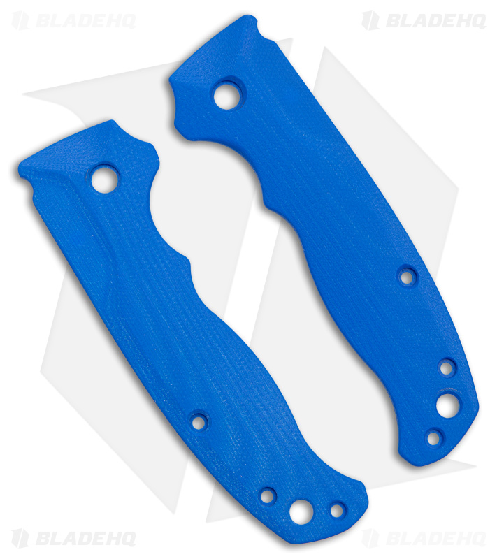 Flytanium Custom Bandwidth Blue G-10 Scales for Demko AD 20.5 Knife