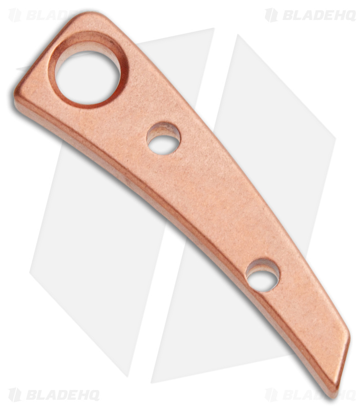 Flytanium Custom Copper Back Spacer for Pilar III Knife  