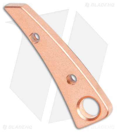 Flytanium Custom Copper Back Spacer for Pilar III Knife  