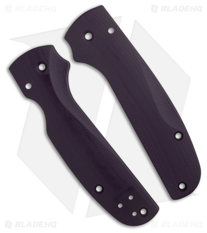 Flytanium Spyderco Shaman Purple G-10 Scales - Blade HQ