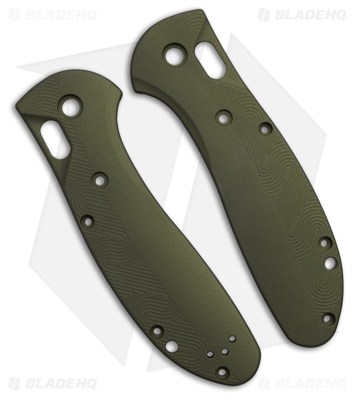 Flytanium Custom Loop Scales for Benchmade Griptilian - Olive Drab