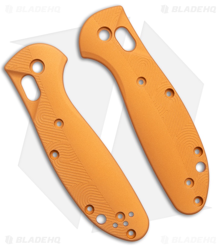 Flytanium Custom Loop Scales for Benchmade Mini Griptilian - Gold Nugget