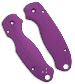 Flytanium Custom Loop Scales for Spyderco Para 3 - Nebula Purple