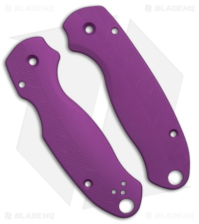 Flytanium Custom Loop Scales for Spyderco Para 3 - Nebula Purple